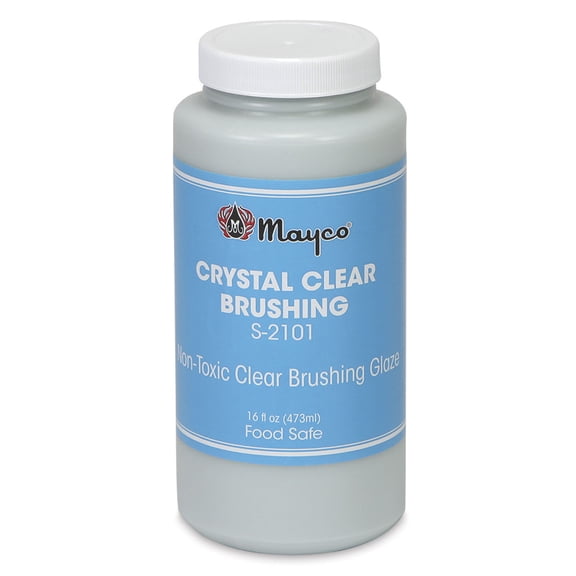 Mayco Crystal Clear Brushing Glaze, Pint