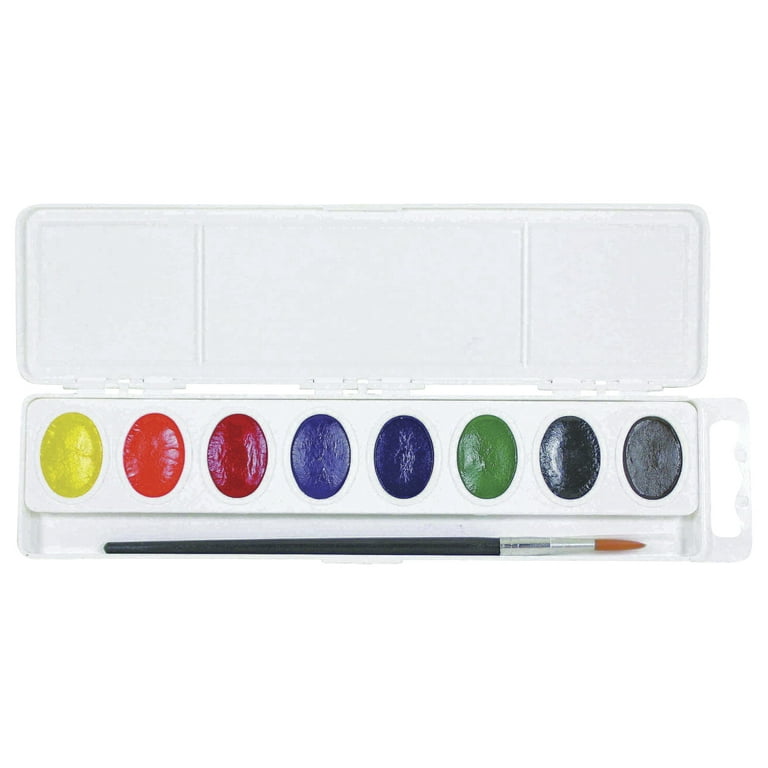 Sax Liquid Washable Watercolor Paints, 8 Ounces, Assorted Fluorescent  Colors, Set of 8