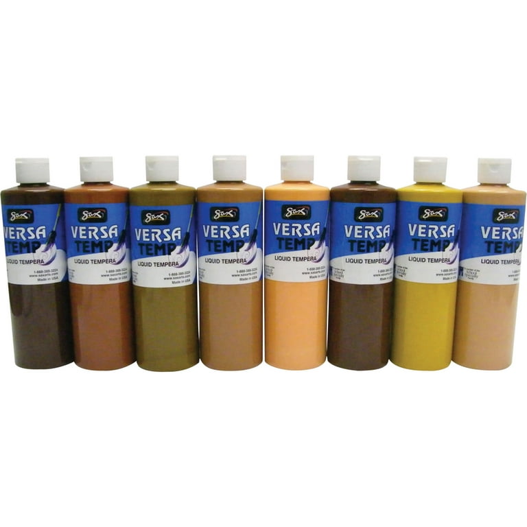 Sax Versatemp Heavy-Bodied Deluxe Tempera Paint Kit, Assorted Colors, Set  of 36