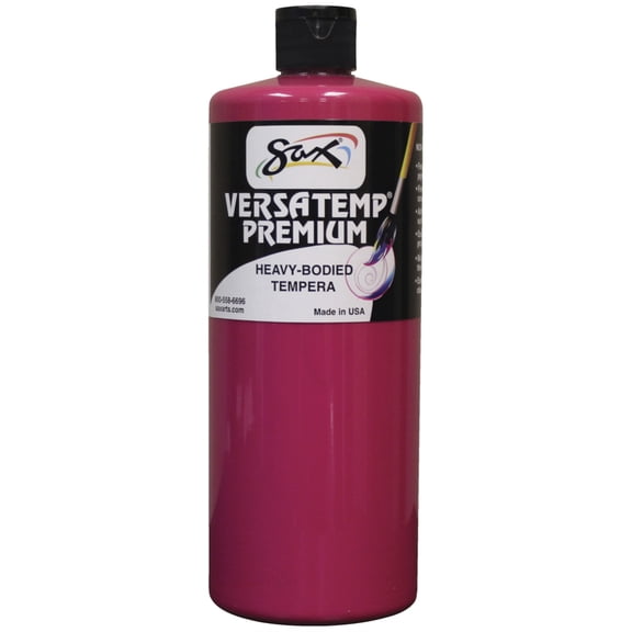 Chroma Acrylics 1592715 Versatemp Premium Heavy-Bodied Tempera Paint, Magenta