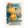 thumbnail image 1 of Saxoléine Lamp Oil - White Lampshade - France - Vintage French Advertising Poster by Jules Chéret c.1895 - Fine Art Matte Paper Print (Unframed) 24x32in, 1 of 4