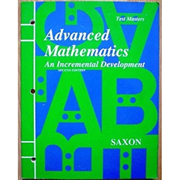 Pre-Owned Saxon Advanced Math: Advd Math 2e Test Master (Paperback)