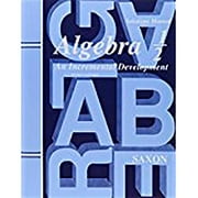 Saxon Algebra 1/2: An Incremental Development, Solutions Manual, 9781565771314, Paperback, 3rd