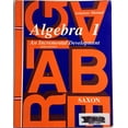 thumbnail image 1 of Pre-Owned Algebra 1: An Incremental Development (Saxon Algebra), 9781565771376, 1565771370, Paperback, 3rd edition, 1 of 1