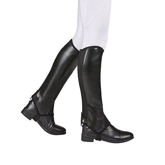 Saxon Childs Syntovia Half Chaps Large Black