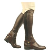 Saxon Equileather Childs Half Chaps S Black