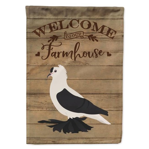 Saxon Fairy Swallow Pigeon Welcome Canvas House Flag - 28 x 0.01 x 40 in.