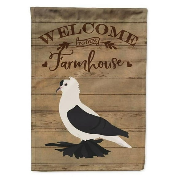 Saxon Fairy Swallow Pigeon Welcome Garden Flag - 11 x 0.01 x 15 in.