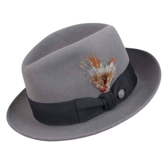 Stetson Men's Saxon Royal Quality Fur Felt Hat, Caribou, 7.625