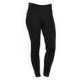 thumbnail image 1 of Saxon Ladies' Knee Patch Pull-On Breeches Color: Black Size: Sz 30, 1 of 2