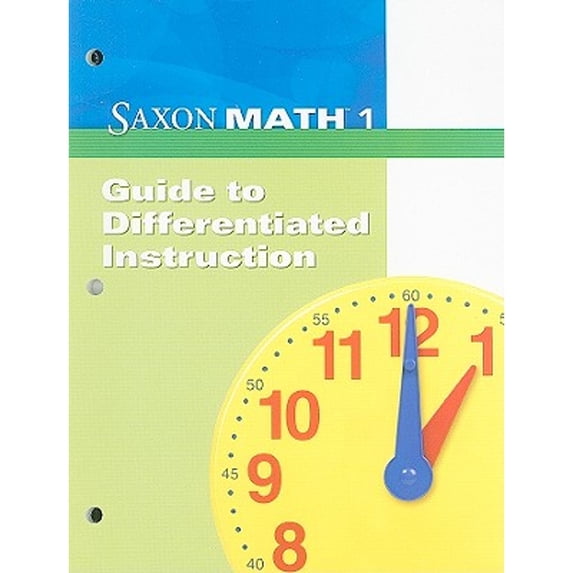 Pre-Owned Saxon Math 1 Guide to Differentiated Instruction Paperback