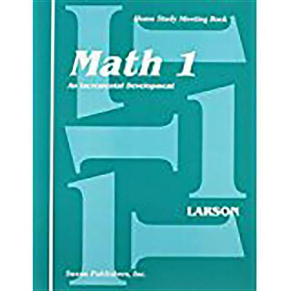 Saxon Math 1 Homeschool Student's Meeting Book: 1st Edition, (Paperback)