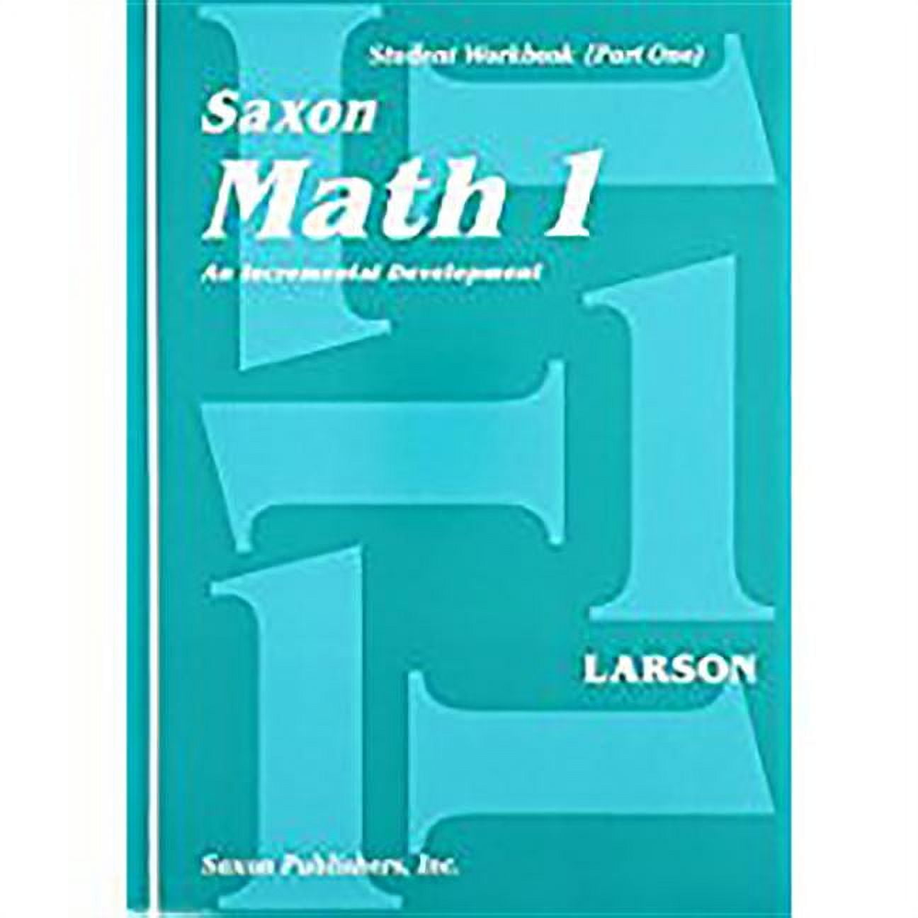 LARSON; NANCY LARSON; 8816 Saxon Math 1 Student Workbook Set: 1st Edition, (Paperback)