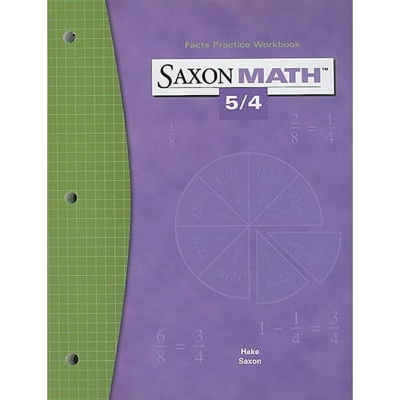 Saxon Math 5/4 Fact Practice Workbook