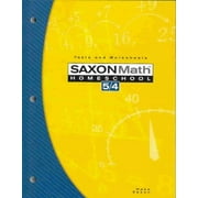 Saxon Math 5/4 Homeschool: Saxon Math Homeschool 5/4: Tests and Worksheets (Paperback)