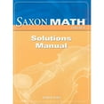 thumbnail image 1 of Pre-Owned Saxon Math Course 3, 9781591419167, 1591419166, Paperback, Solution Manual edition, 1 of 1