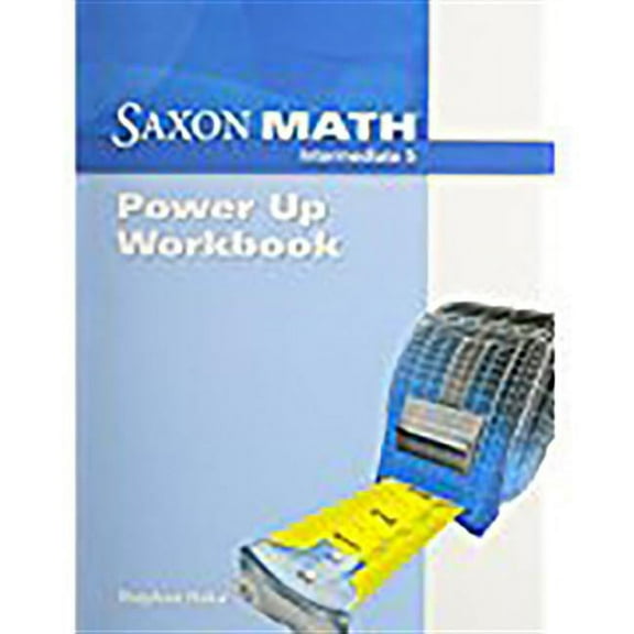 Saxon Math Intermediate 5 Power-Up Workbook, (Paperback)
