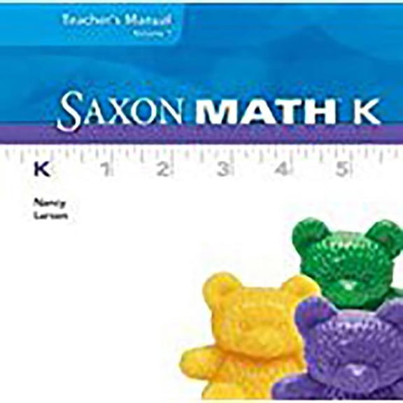 Pre-Owned Saxon Math K: Individual Student Unit Other 1600327176 9781600327179 SAXON PUBLISHERS
