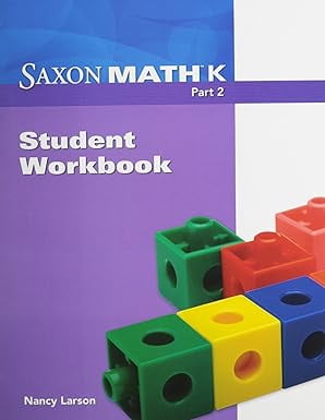 Saxon Math K: Workbooks (Spiral Bound)