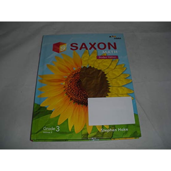 Pre-Owned Saxon Math Student Edition (Grade 3) Volume 2 Student Edition, 9781328966124, 1328966127, Hardcover,