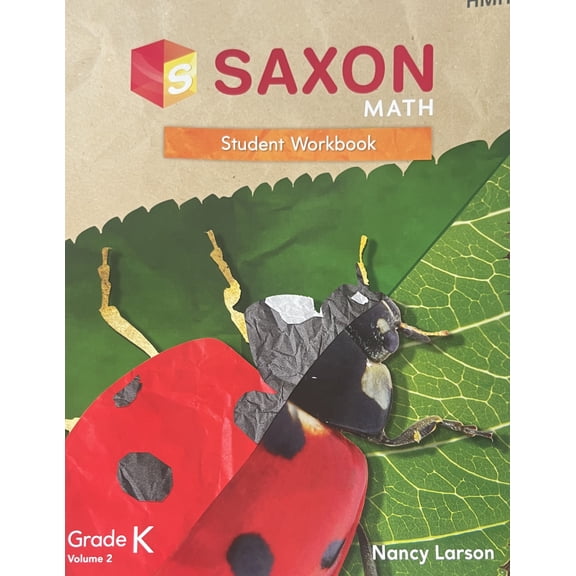 Saxon Math Student Workbook Grade K Volume 2