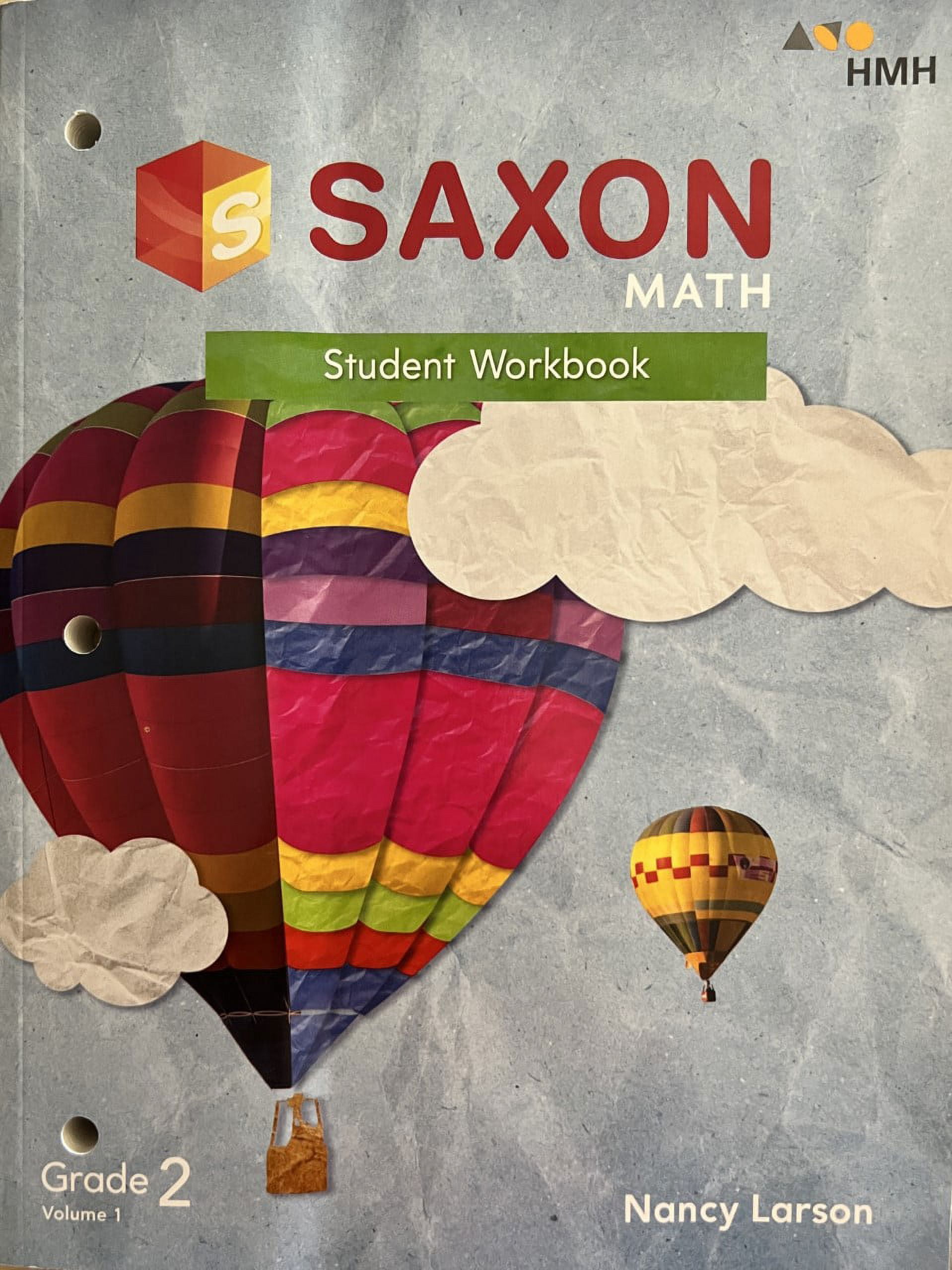 Saxon Math Consumable Student Workbook Grade 2 Volume 1, c. 2018 ...