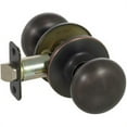 thumbnail image 1 of Saxon Series Grade 3 Privacy Knob Set, Edged Bronze, 1 of 1