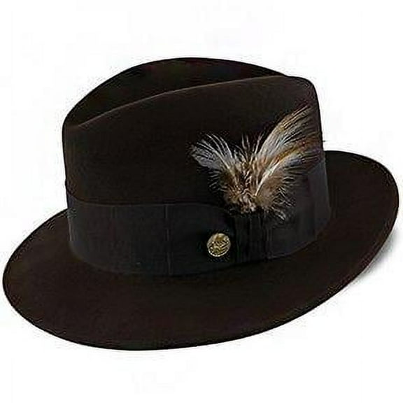 Stetson Men's Saxon Royal Quality Fur Felt Hat, Cordova, 7.375