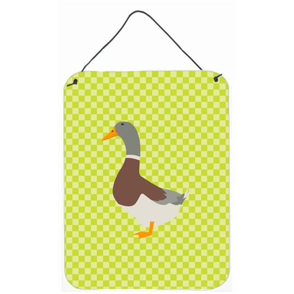 Saxony Sachsenente Duck Green Wall or Door Hanging Prints - 12 x 16 in.