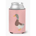 thumbnail image 1 of Saxony Sachsenente Duck Pink Check Can or Bottle Hugger, 1 of 1