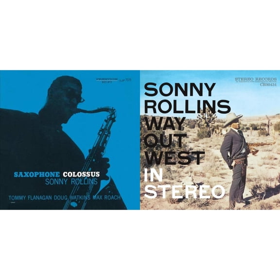 Saxophone Colossus & Way Out West (Contemporary Records Acoustic Sounds Series) [LP Vinyl Bundle]