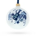 thumbnail image 1 of Saxophone, Guitar, Piano Glass Ball Christmas Music Ornament 4 Inches, 1 of 4