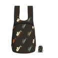 Saxophone Music Instrument Vintage Foldable Storage Backpack ...