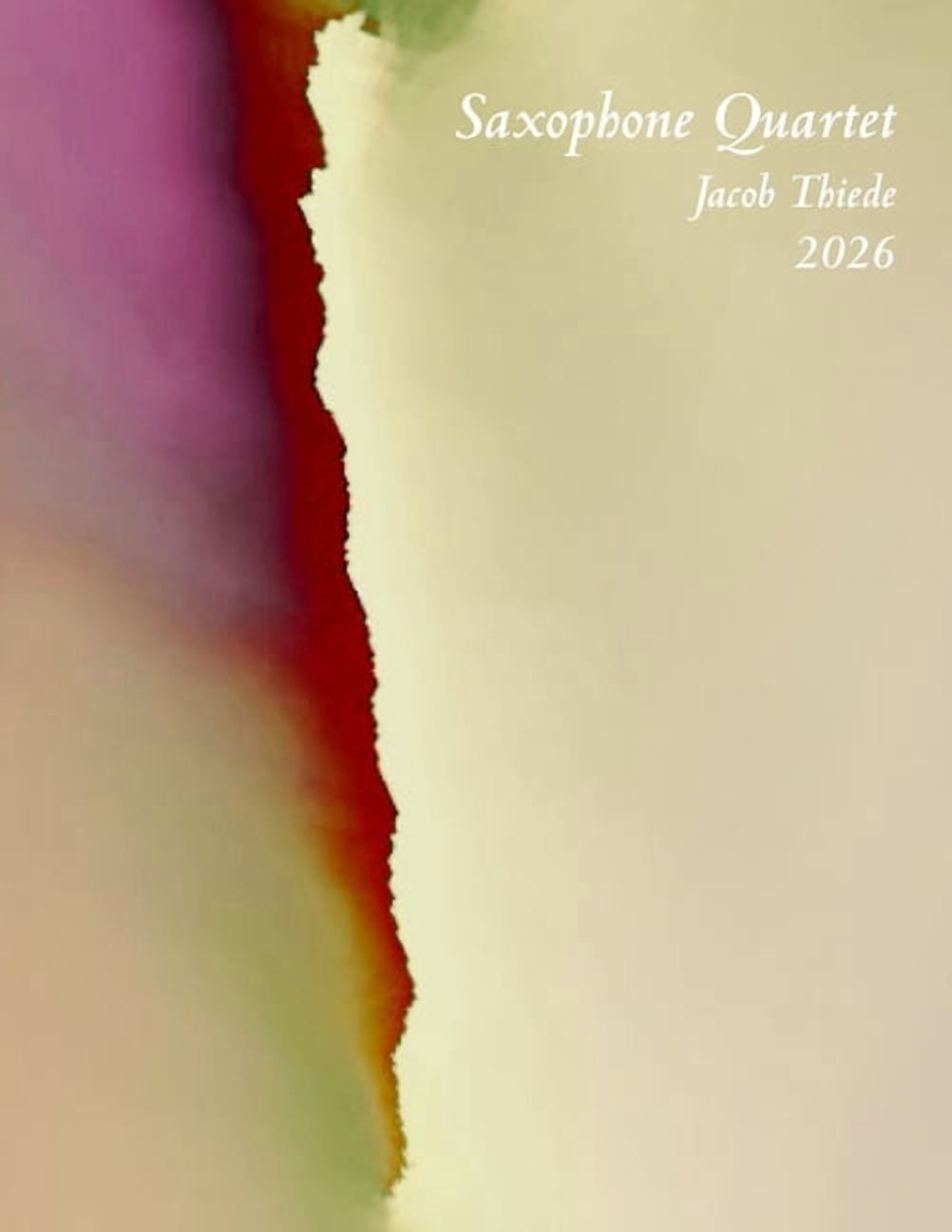 Saxophone Quartet: Jacob Thiede, (Paperback)