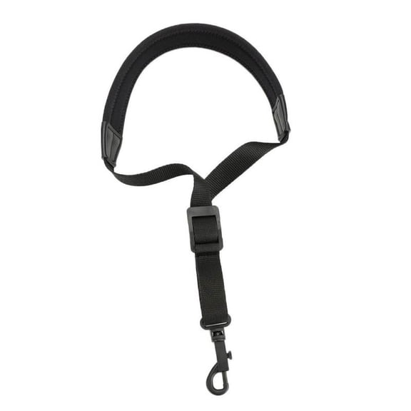 Saxophone Sax Stretch Silicone Soft Neck Strap Belt with Hook Clasp Elastic