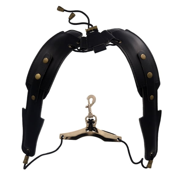 Saxophone Strap, Saxophone Harness Shoulder Strap, Soft Sax Holder with Hook, Adjustable Practical Sax Woodwind Straps