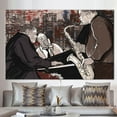 thumbnail image 1 of Saxophone Wall Decor, Jazz Music Canvas Art, Jazz Artwork, Jazz Musicians Painting, Piano Wall Decor, Musical Instruments Art Canvas, Canvas Wall Decor - Rolled Canvas, 1 of 6