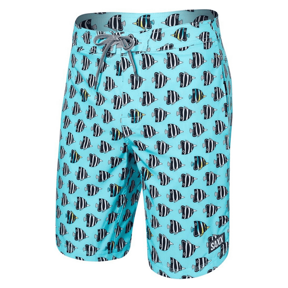 Saxx Betawave Boardie 19” Long Shorts Men’s Swim Shorts with Pouch Support