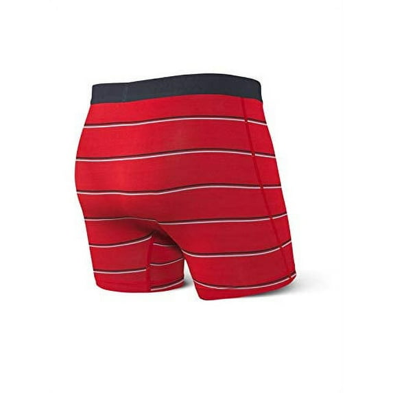 Saxx Men's Breathable Fabric Boxer Briefs, Res Shallow Strip