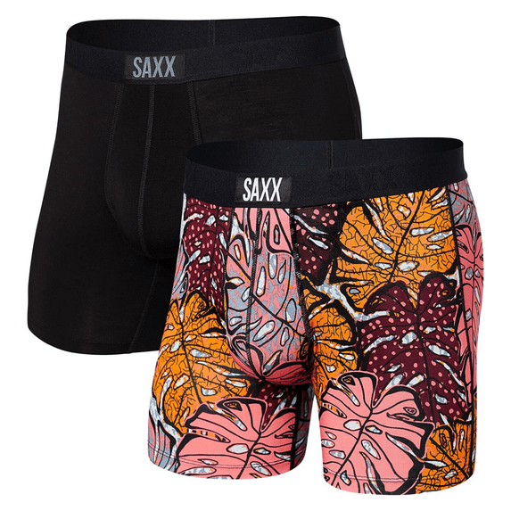 Saxx Men's Underwear Vibe Super Soft Boxer Briefs with Built-in Pouch Support S
