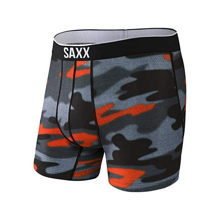Saxx Men's Underwear – Volt Boxer Briefs with Built-in Ballpark Pouch  Support – Workout Underwear for Men, Core, Medium