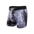 thumbnail image 1 of Saxx Mens Vibe Modern Fit Lifestyle Boxers Underwear Large Black Rainforest, 1 of 1