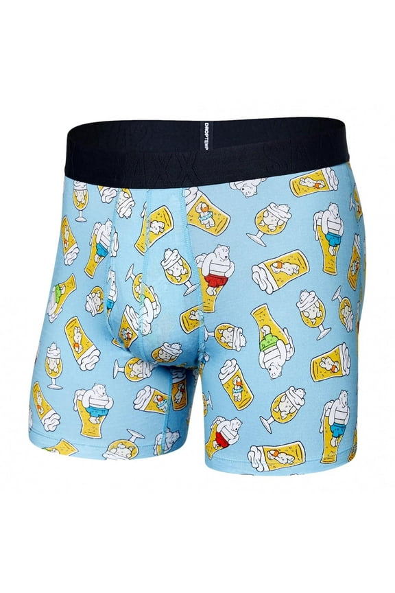 Underwear Droptemp Cooling Cotton Men's Boxer Briefs - Polar Beers / Blue