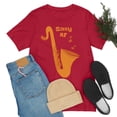 thumbnail image 1 of Saxy Af Saxophone Music Fashion Unisex Jersey Short Sleeve All Sizes Tee, 1 of 10