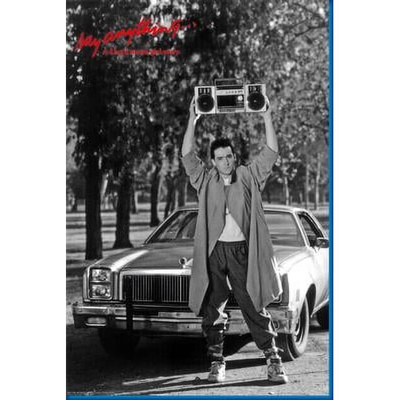 Say Anything Boom Box Poster Movie Poster 16in x 24in 16x24 Multi-Color Square Adults Best Posters