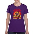 thumbnail image 1 of Say Boo And Scary On T-Shirt Women -Image by Shutterstock, Female Small, 1 of 4