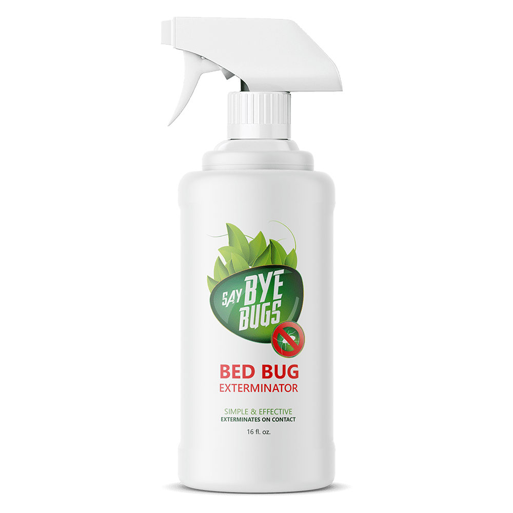 Say Bye Bugs. NonToxic, Kill on Contact Bed Bug Killer. New Formula