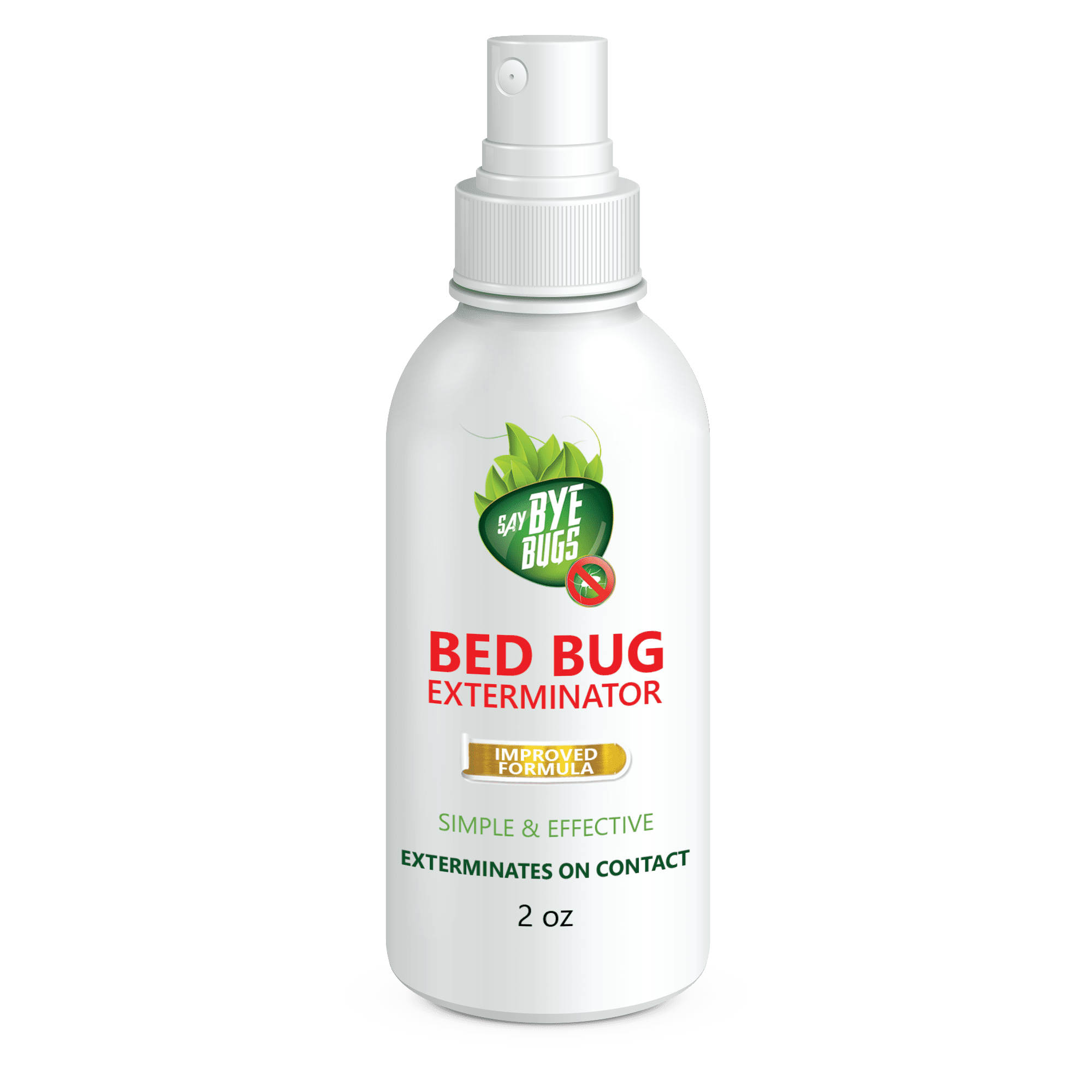 Say Bye Bugs. NonToxic, Kill on Contact Bed Bug Killer. Travel Size