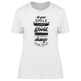 thumbnail image 1 of Say Cheese To The World T-Shirt Women -Image by Shutterstock, Female Medium, 1 of 2