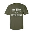 thumbnail image 1 of Say Hello To My Little Friend Adult Short Sleeve T-shirt, 1 of 4